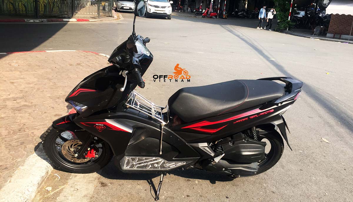 Vietnam Motorbike Motorcycle Tours - Motorbike Rental. Honda automatic scooter Air Blade 125cc 2017 series Motorbike Rental in Hanoi, Vietnam