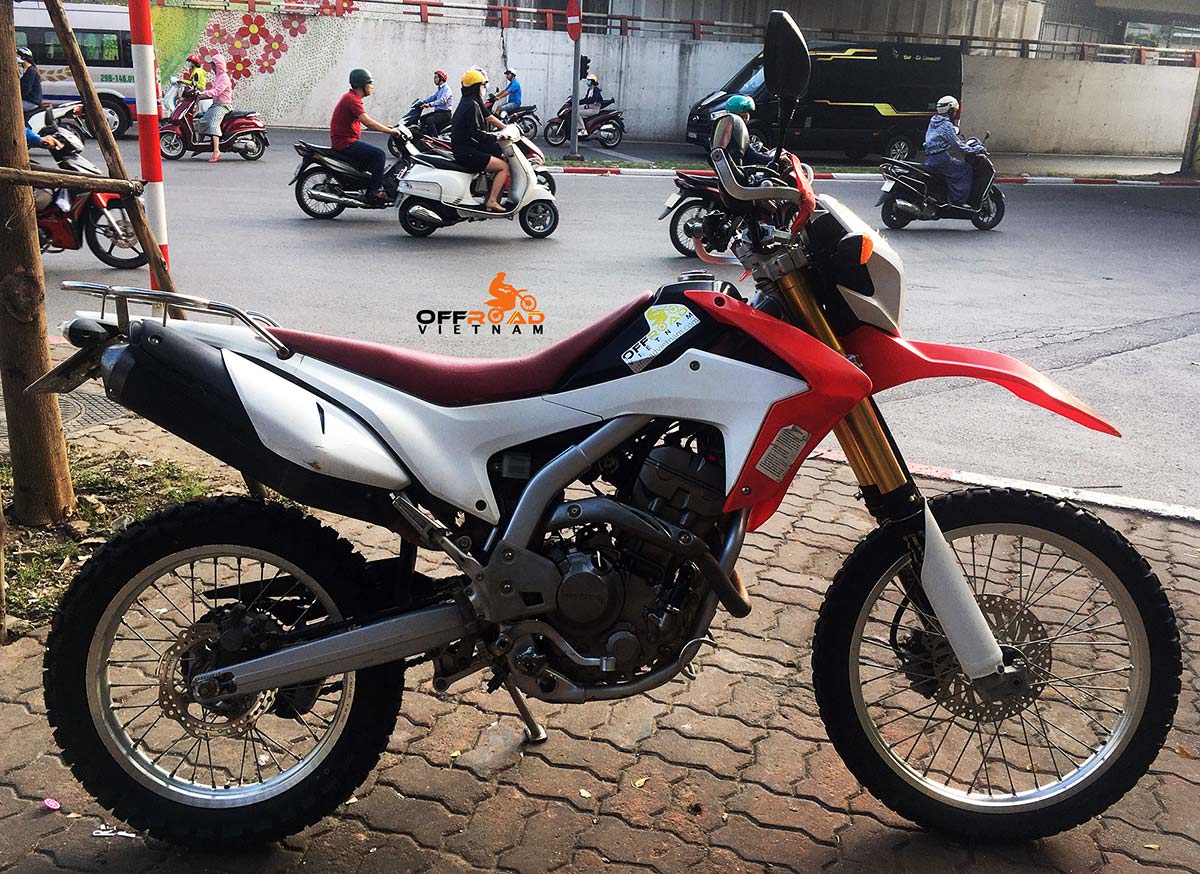 Vietnam Motorbike Motorcycle Tours - Dual enduro. Honda CRF250L