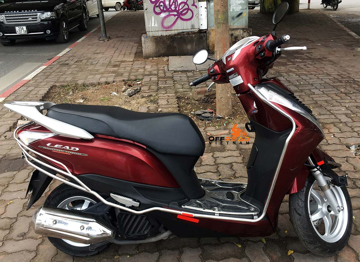 Vietnam Motorbike Motorcycle Tours - Motorbike Rental. Honda Lead 125cc 2014 model Motorbike Rental in Hanoi, Vietnam