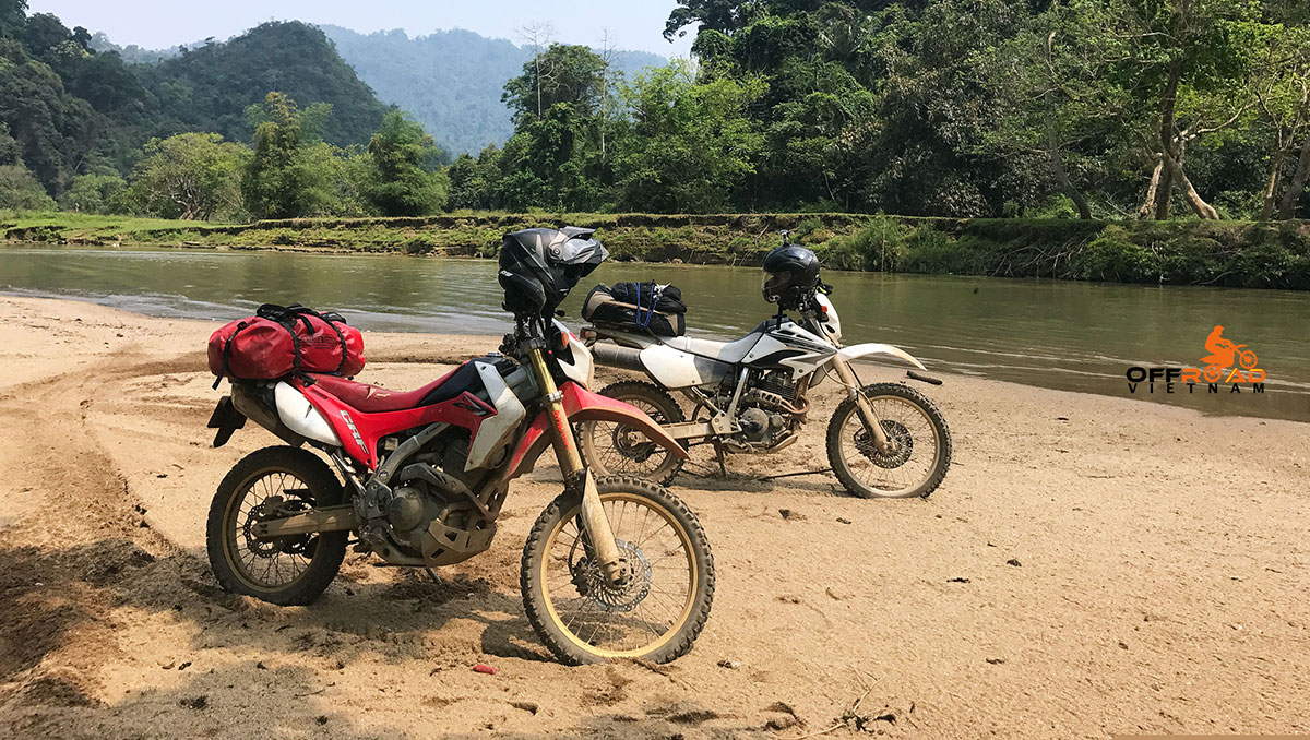 Vietnam Motorbike Motorcycle Tours - Northeast Vietnam Motorbike Tour: Northeast Vietnam motorcycle tour, Ba Be lake dirt bike tour