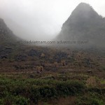 Ha Giang in a misty morning